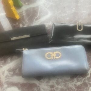 Gucci Black and Blue Women's wallets bundle